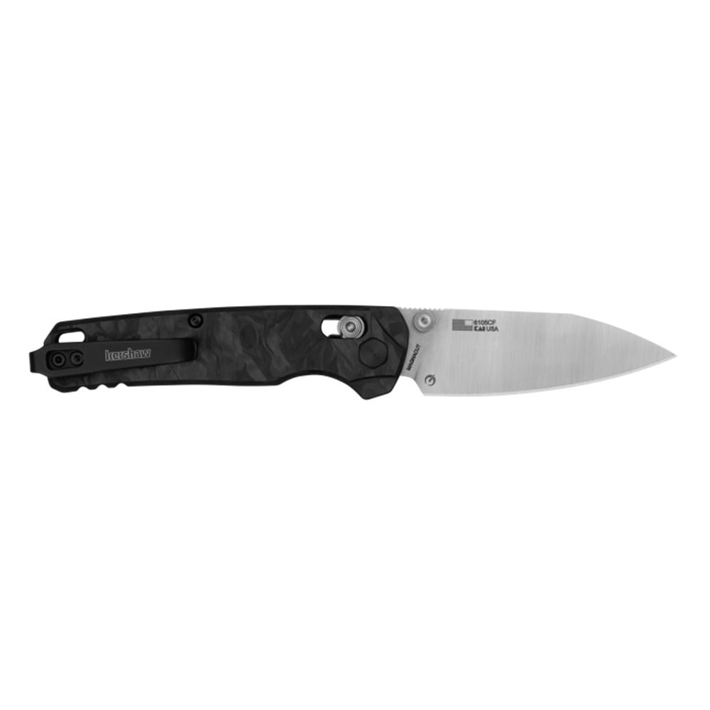 Kershaw Bel Air Folding Knife 3.1″ Reverse Tanto Blade Carbon Fiber Black