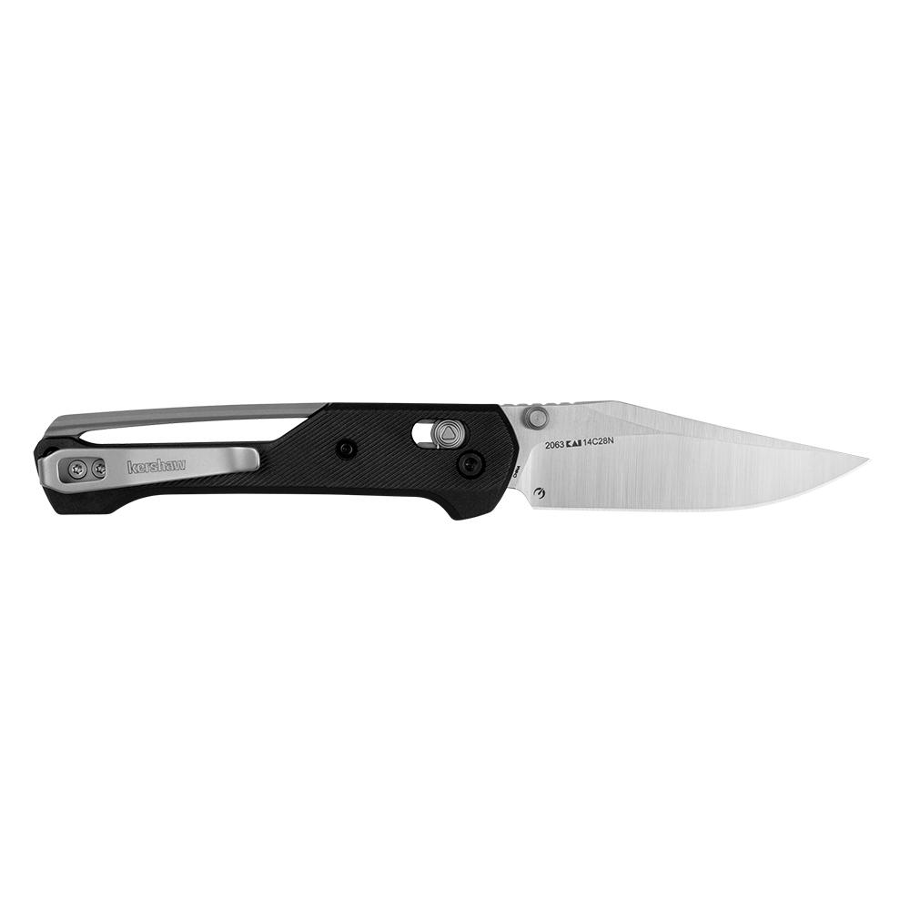 Kershaw Airspace Folding Knife 3″ Clip Point Blade Black