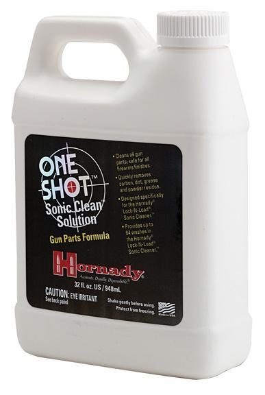 Hornady One Shot Sonic Cleaning Solution – Gun Parts Formula – 1 qt