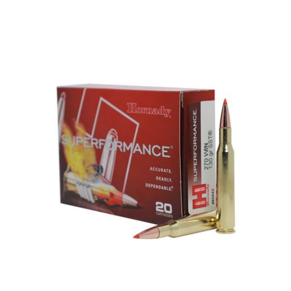 Hornady Superformance Rifle Ammunition .270 Win 130 gr SST 3200 fps – 20/box