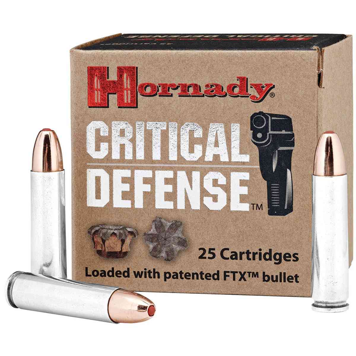 Hornady Critical Defense .30 Carbine 110 gr FTX  – 25/box