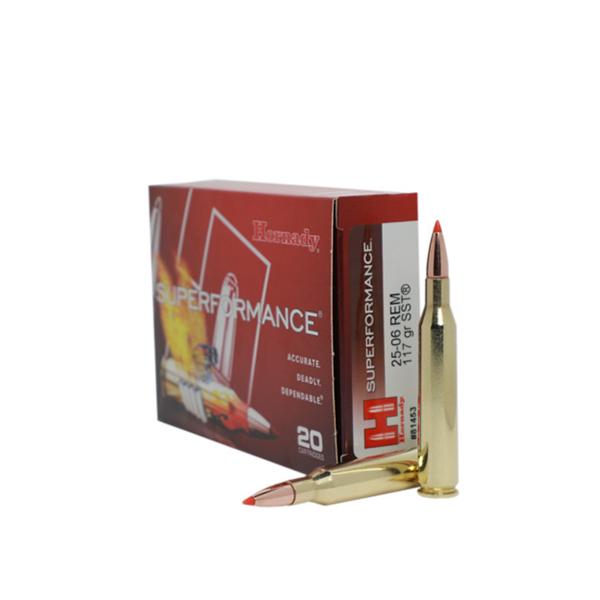 Hornady Superformance Rifle Ammunition .25-06 Rem 117 gr SST 3110 fps – 20/ct