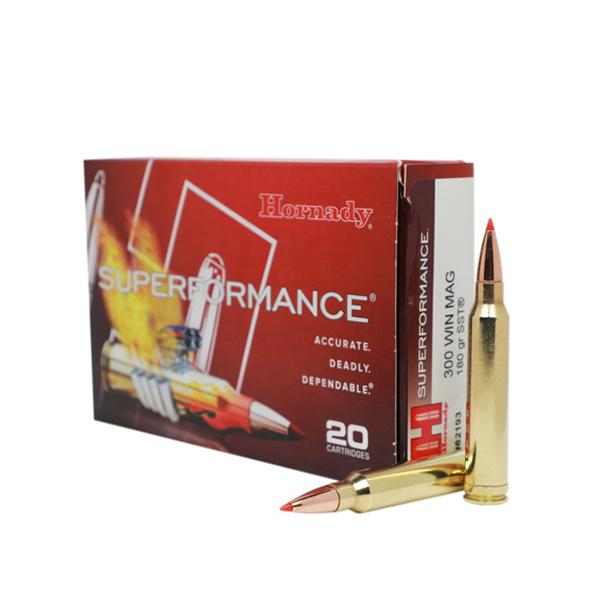 Hornady Superformance Rifle Ammunition .300 Win Mag 180 gr SST 3130 fps – 20/box