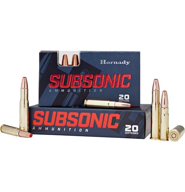 Hornady Subsonic Ammunition 450 Bushmaster 395 gr SUB-X 1050 fps 20/ct
