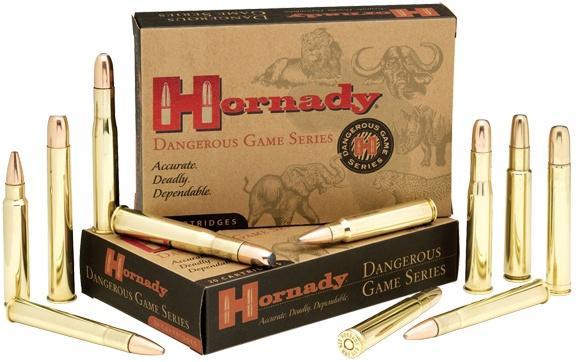Hornady Dangerous Game Series Rifle Ammunition 9.3x74R 286 gr SP-RP 2360 fps – 20/box
