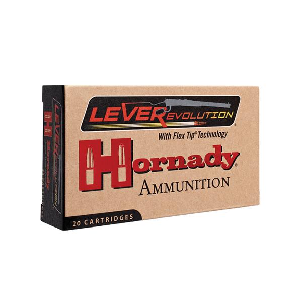 Hornady LEVERevolution Rifle Ammunition .450 Marlin 325 gr FTX 2225 fps – 20/box