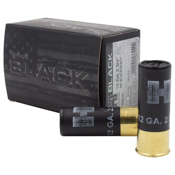 Hornady Black Shotshells 12ga 2-3/4″ #00 10/ct