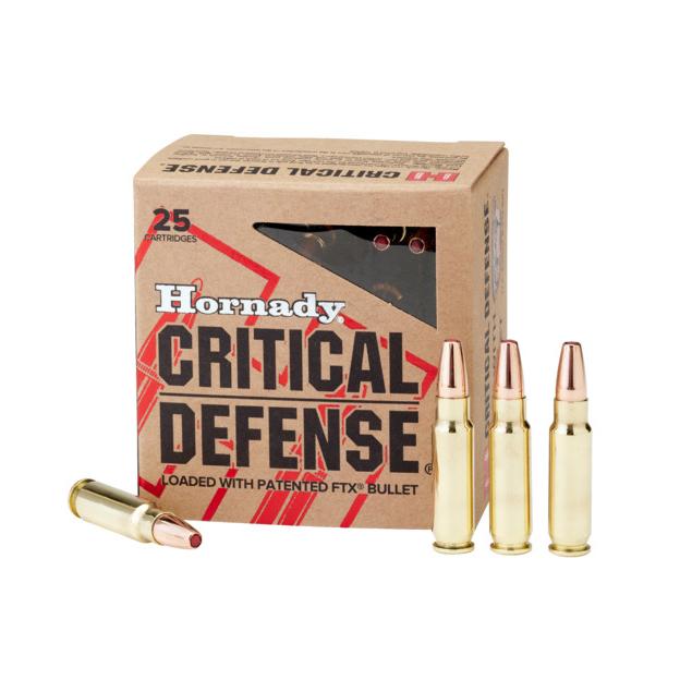 Hornady Critical Defense Ammunition 5.7×28 FN 40gr FTX 25/ct