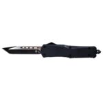 Templar Knife Large Black Rubber Knife 3-1/2″ Tanto Blade Black