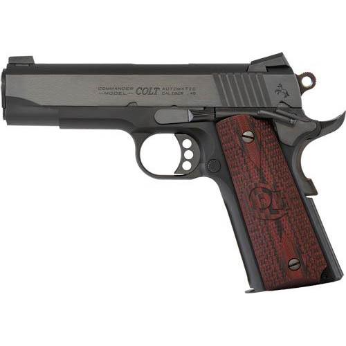 Colt Lightweight Commander Handgun .45 Auto 8rd Magazine 4.25″ Barrel AnodizeBlued Finish