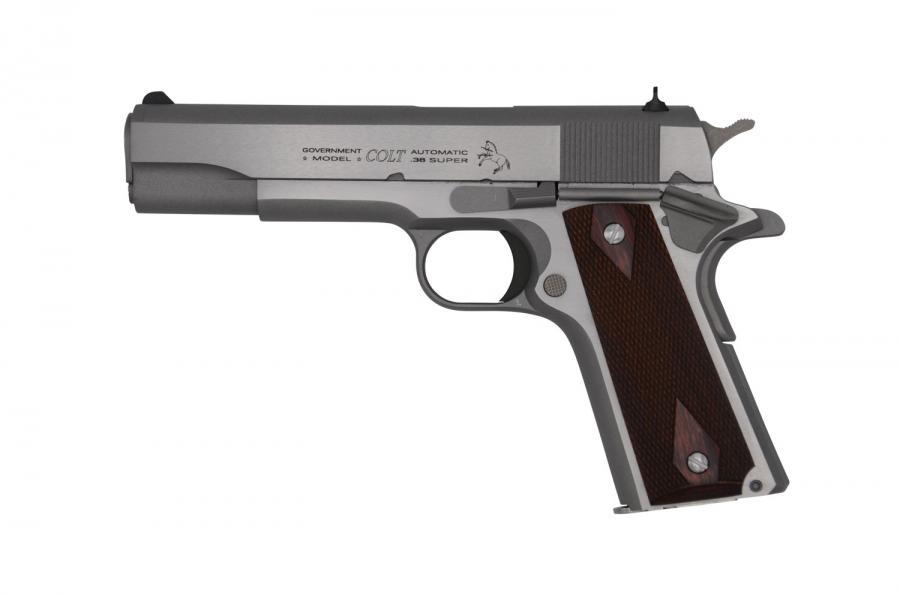 Colt Government Model Handgun .45 Auto 7rd Magazine 5″ Barrel Stainless Finish