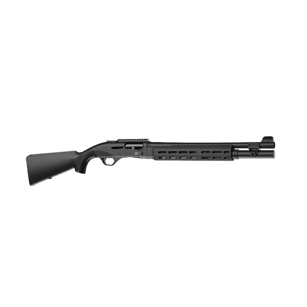 Retay 724 Patrol w/Aluminum Forend Shotgun 12ga 3″ Chamber 4rd Capacity 18.5″ Barrel Black Synthetic Matte Finish