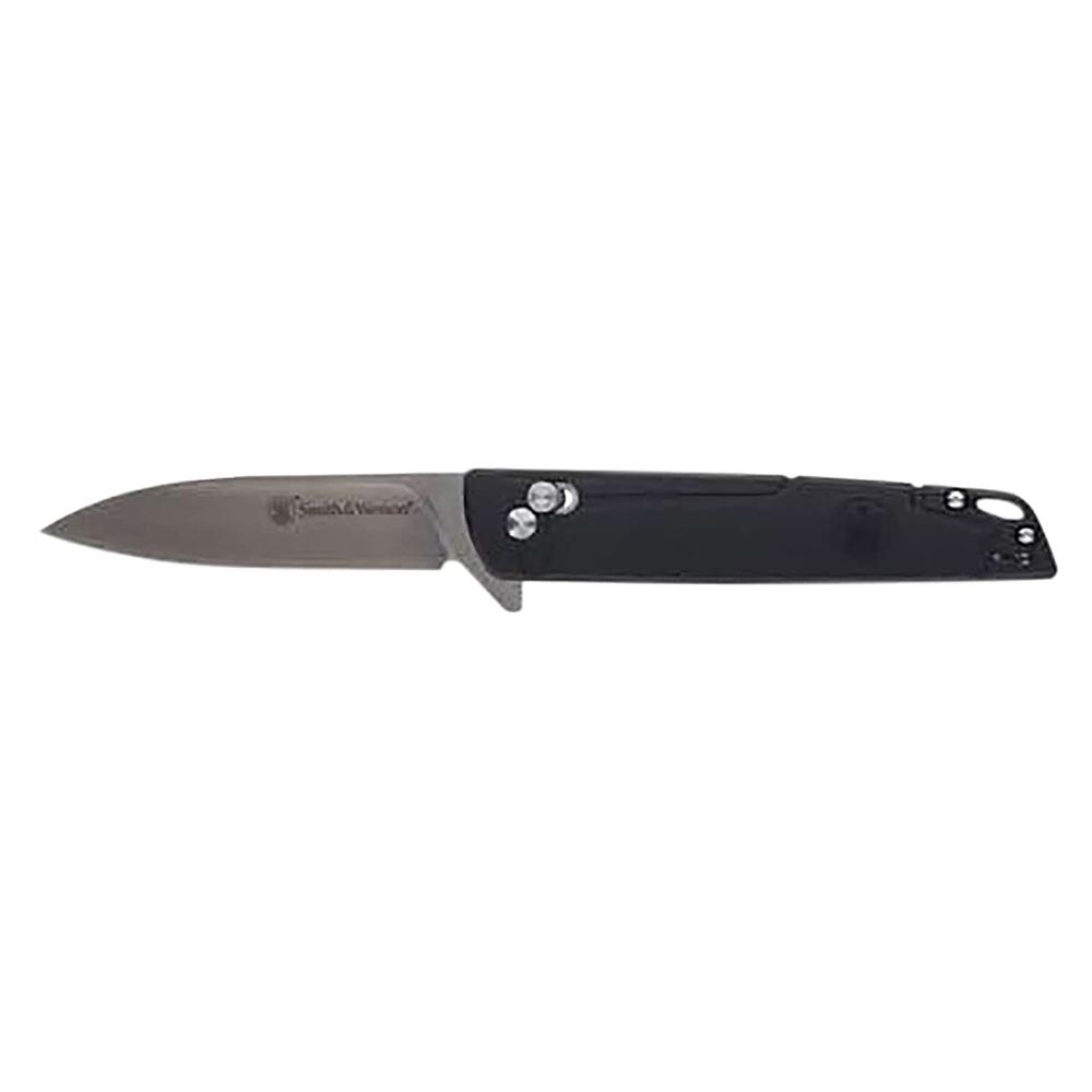 Smith & Wesson Special Ops EDC Folding Knife 3-3/10″ Drop Point Blade Black