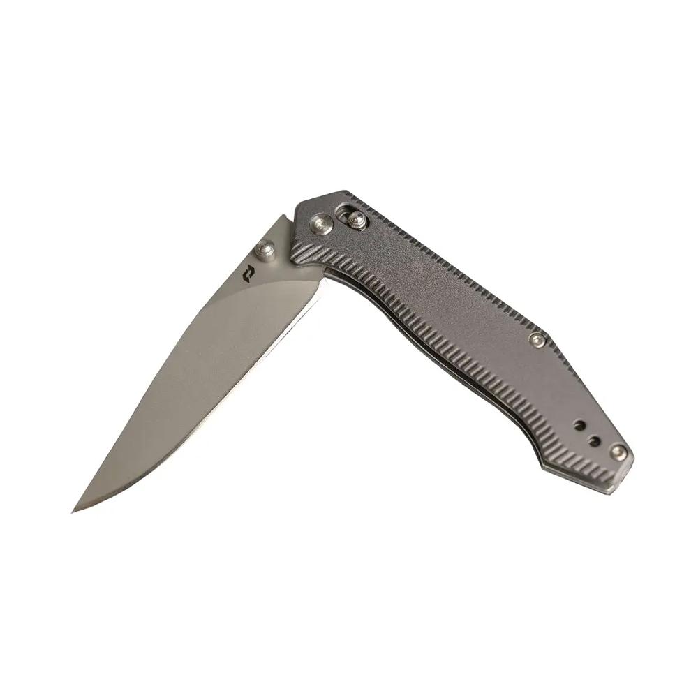 Schrade Turnkey Pivot Folding Knife 3-2/5″ Drop Point Blade Grey