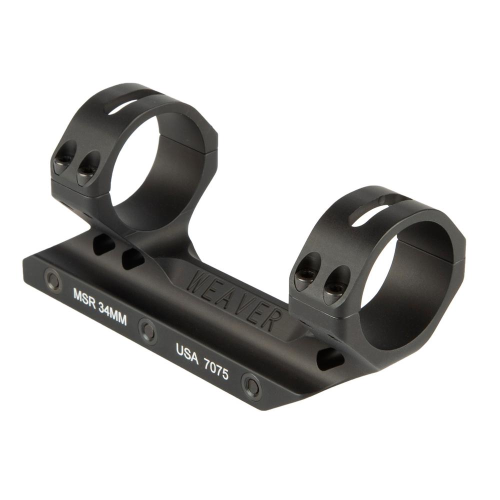 Weaver 34mm Fixed MSR Mount Forward Cantilever – Matte Hardcoat (Boxed)