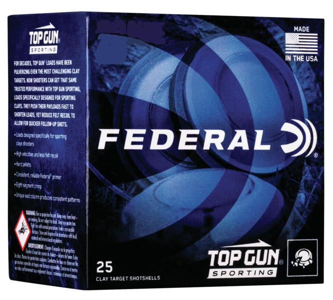 Federal Top Gun Sporting Shotshells 28 ga 2-3/4″ 3/4 oz 1330 fps #8 25/ct