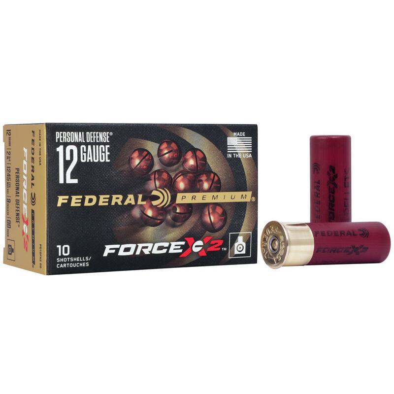 Federal FX2 Shotshell 12 ga 2-3/4″ 9 Pellet 1145 fps #00 10/ct