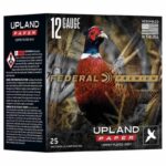 Federal Premium Upland Paper Shotshells 12ga 2-3/4″ 1-1/4oz 1330 fps #4 25/ct