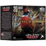 Federal Premium Upland Paper Shotshells 20ga 2-3/4″ 1oz 1250 fps #4 25/ct