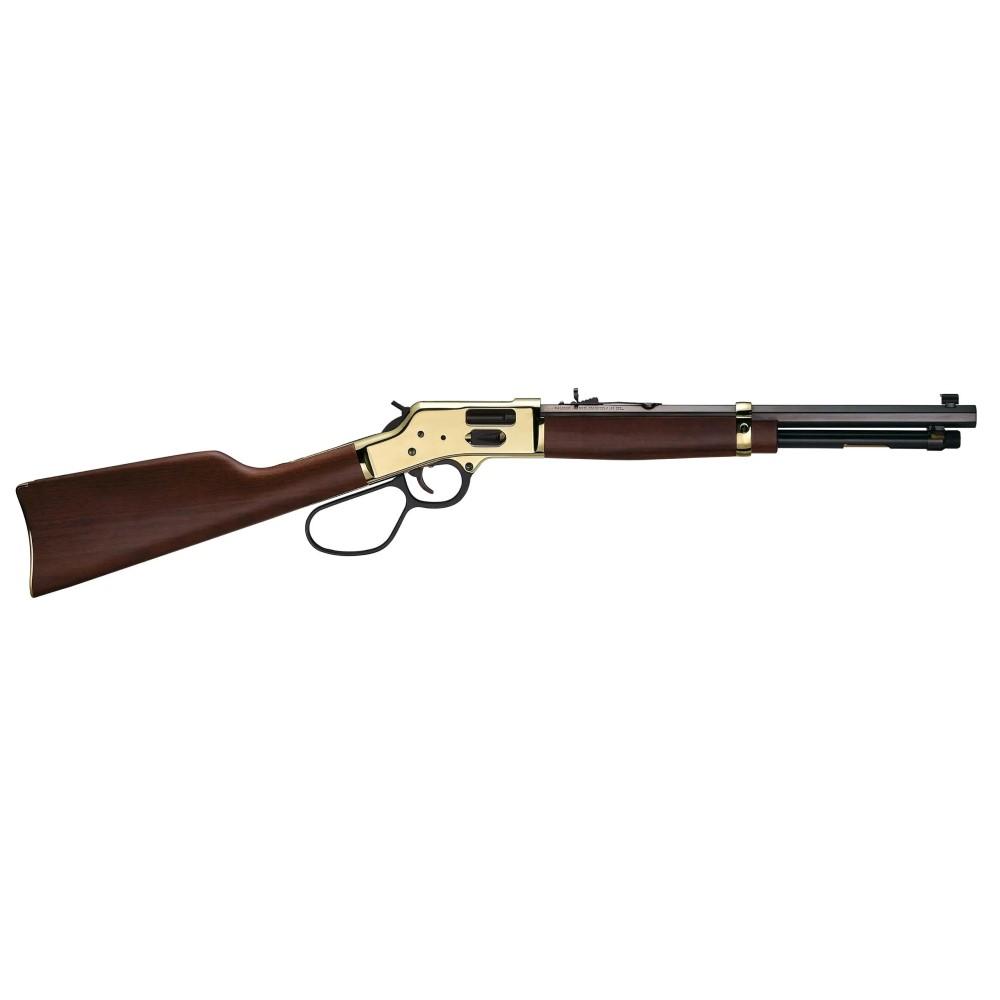 Henry Big Boy Brass Large Loop Side Gate Rifle .44 Mag/.44 Spl 10rd Magazine 20″ Barrel Walnut