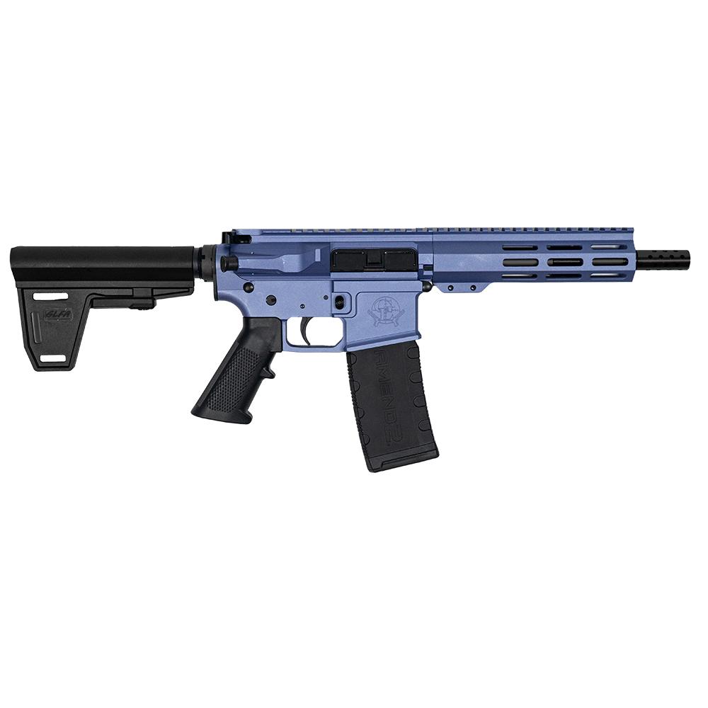 GLFA 223 Wylde Braced Pistol .223 Wylde 30rd Magazine 7.5″ Nitride Barrel Wild Orchid Finish
