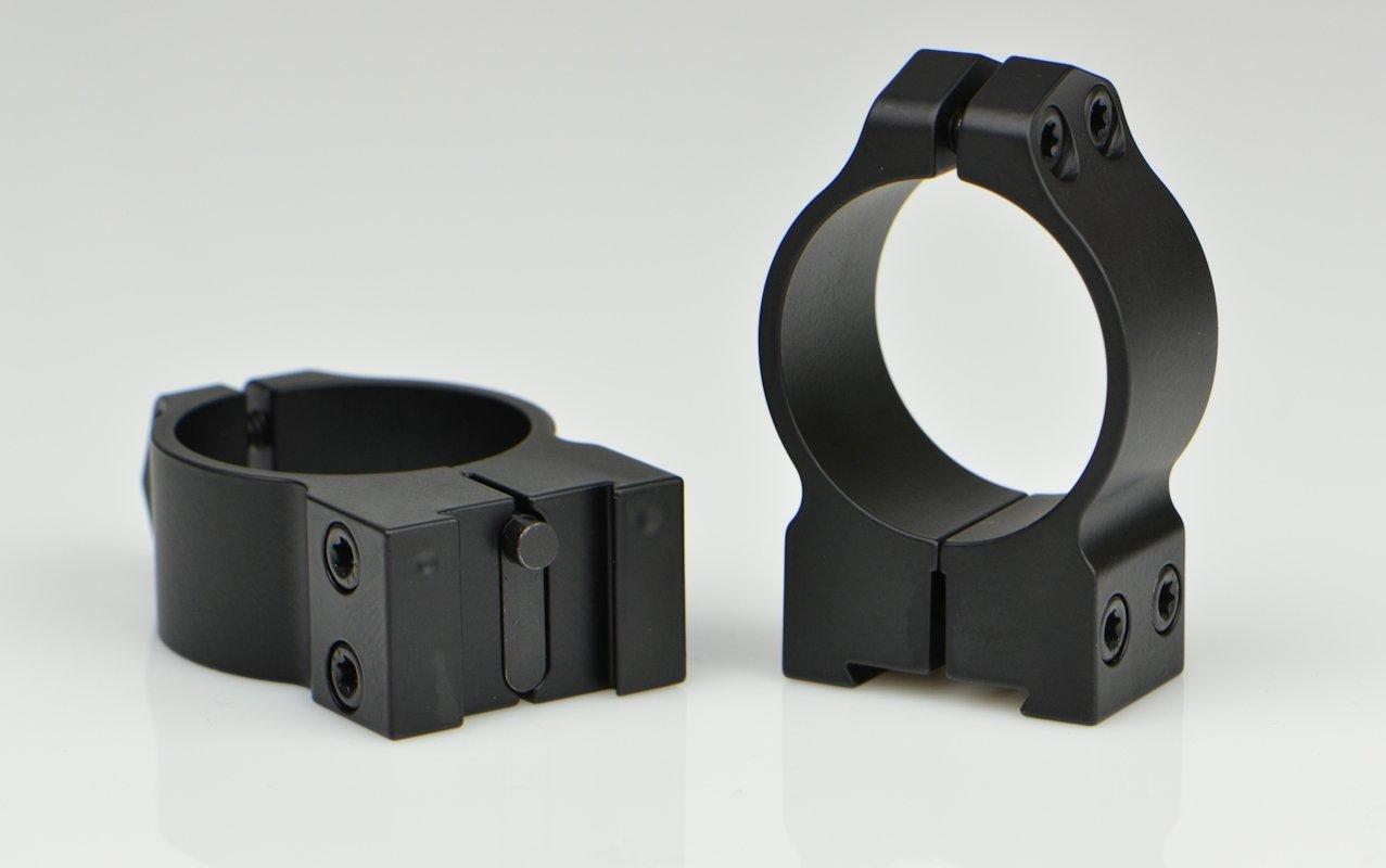 Warne 2-Piece Maxima Fixed Scope Ringmounts with Grooved Receiver – Tikka 30mm Medium Matte