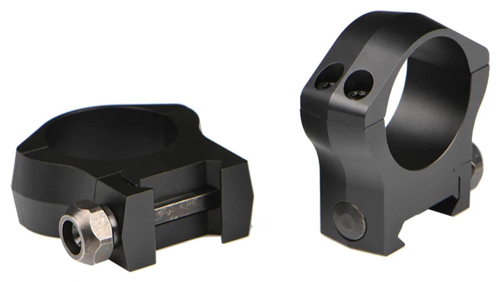 Warne 2-Piece Picatinny Style Mountain Tech Scope Rings 1″ Low – Matte