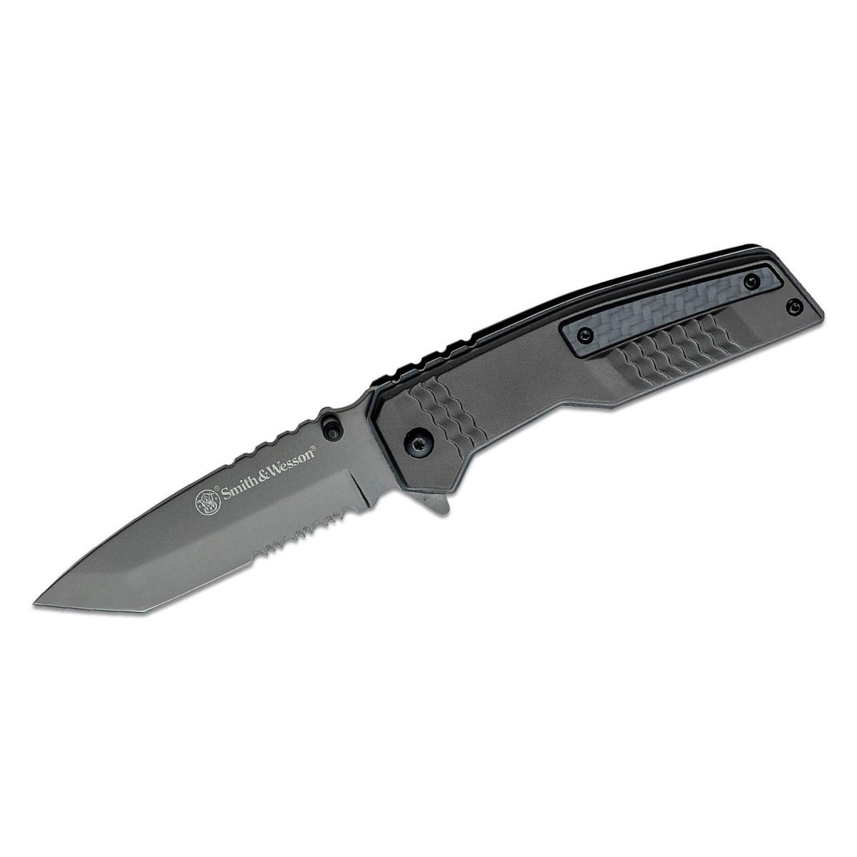 Smith & Wesson Spec Ops Carbon Folding Knife 3 1/2″ Blade Black