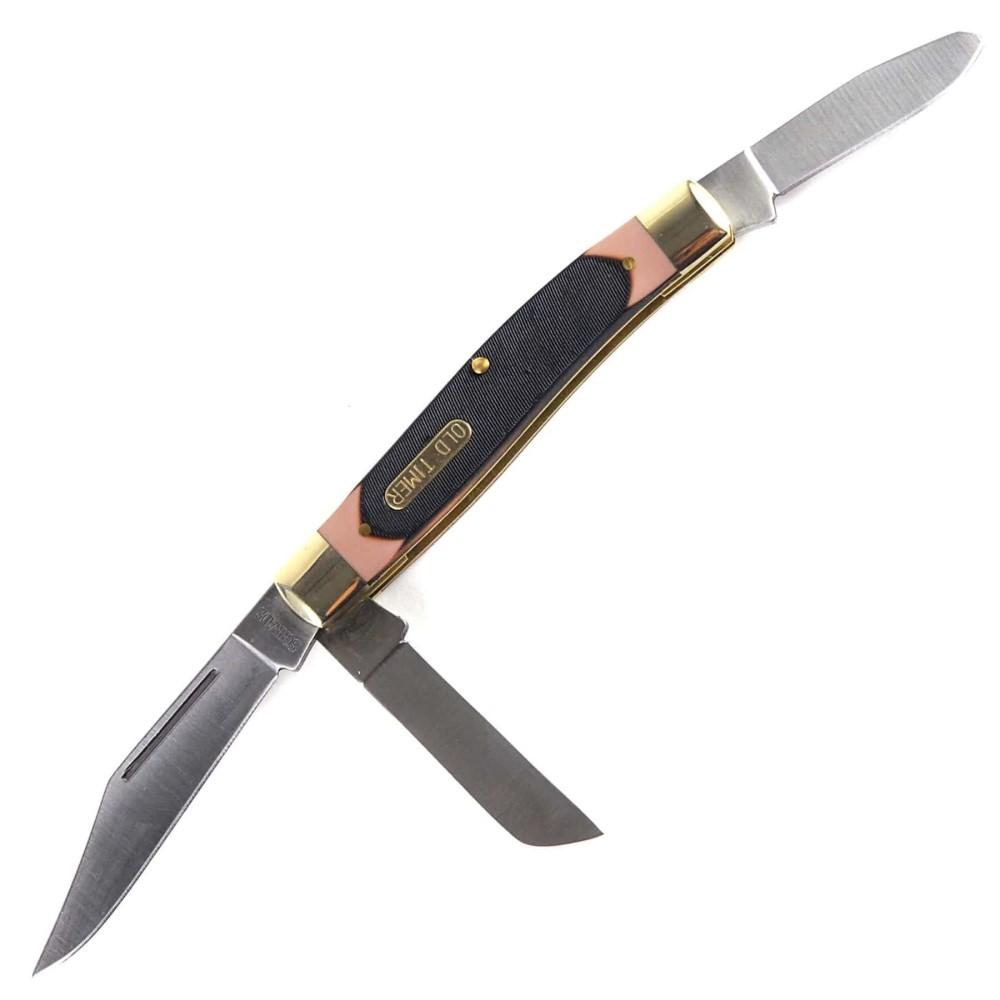 Old Timer Senior Folding Knife 3″ Clip Point Blade 3 Blades