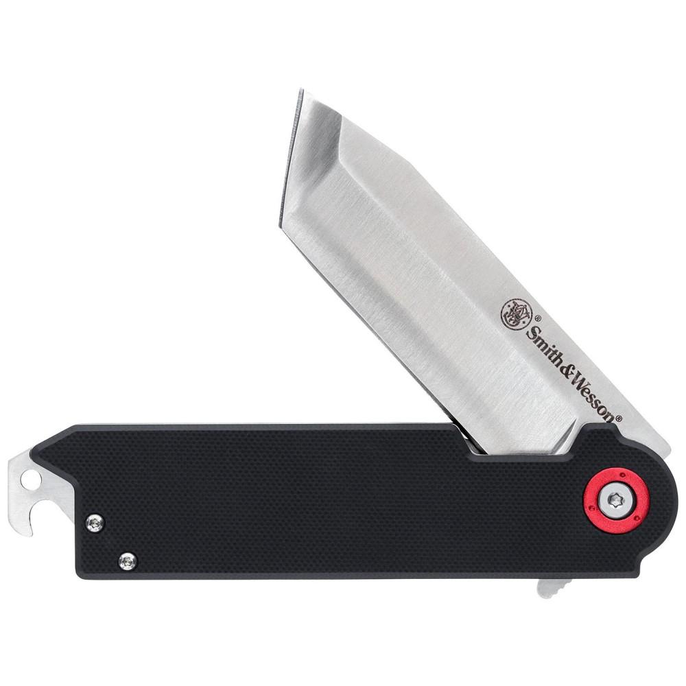 Smith & Wesson Big Benji Folding Knife 3-1/2″ Clip Point Blade Black Blister