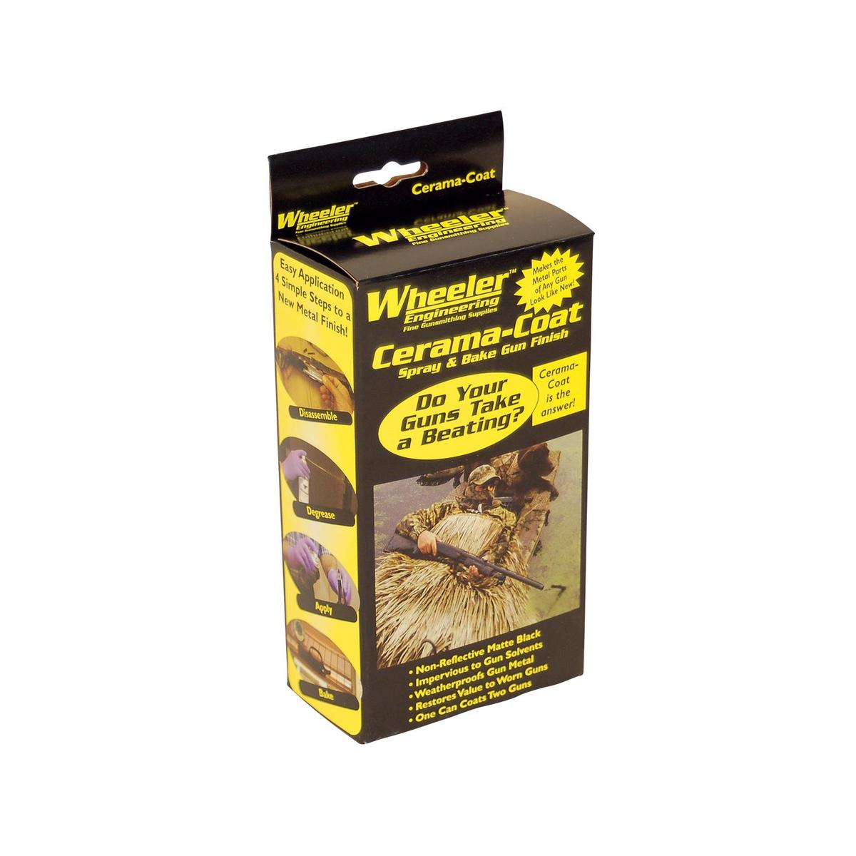 Wheeler Engineering Cerama-Coat Firearm Finish – Black 2oz.