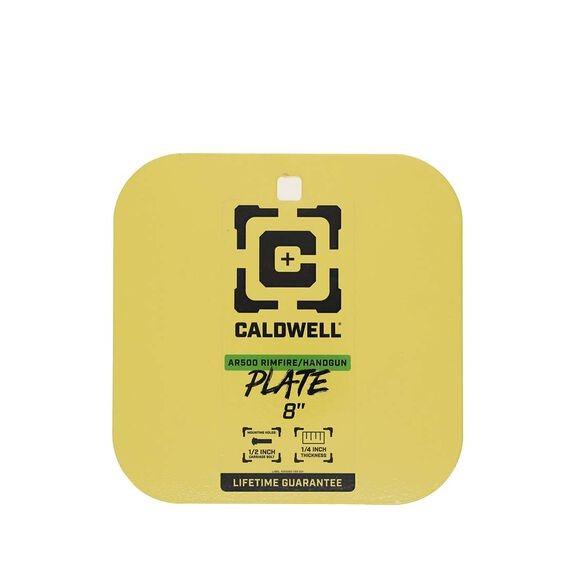 Caldwell AR500 Rimfire/Handgun Target 8″ Gong 1/4″ Yellow