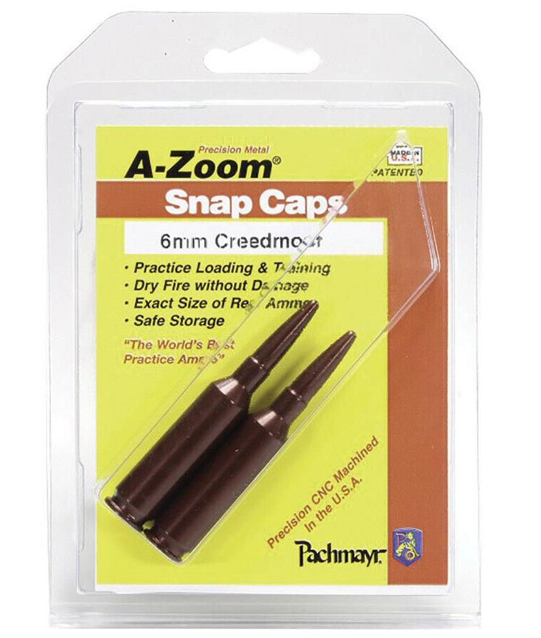 A-ZOOM 6mm Creedmoor SNAPCAP 2PK