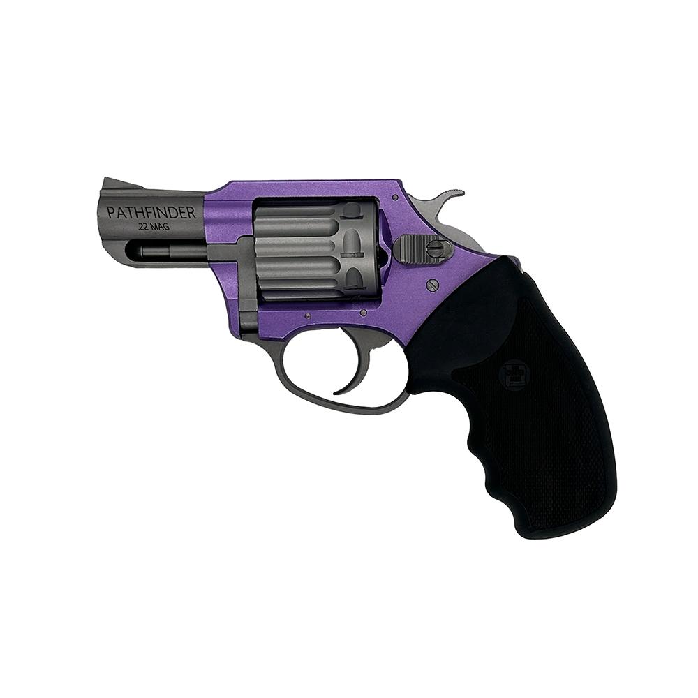 Charter Arms Pathfinder Lavender Lady .22 WMR 6rd Capacity 2″ Barrel Lavender with Black Grip