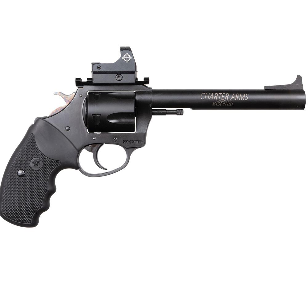 Charter Arms Target Mastiff Handgun .357 Mag 5rd Magazine 6″ Barrel Black with Optic