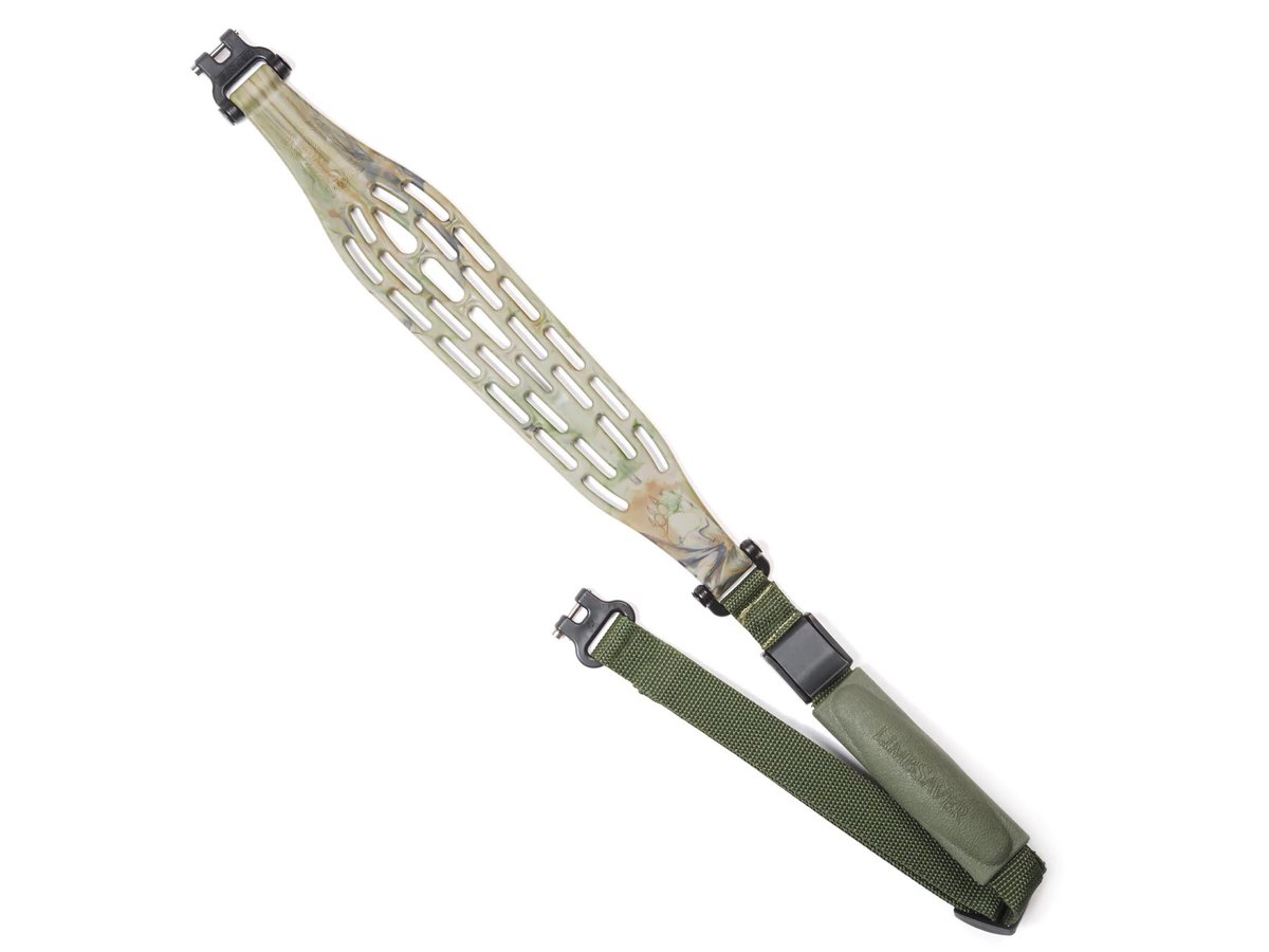 LIMBSAVER KODIAK “AIR” RIFLE SLING ADJ GRIP QD SWIVELS CAMO