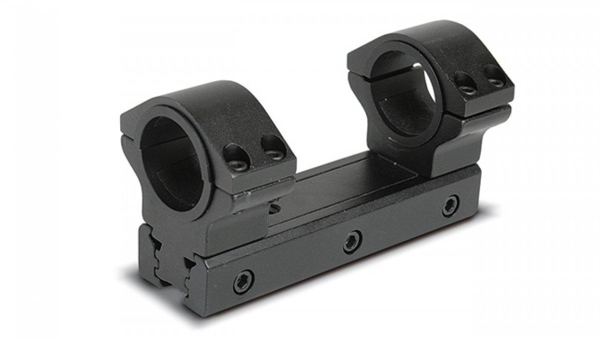 Konus Universal Attachment Dual Mount Riflescope Fits 30mm & 1″ Scopes – Matte Black