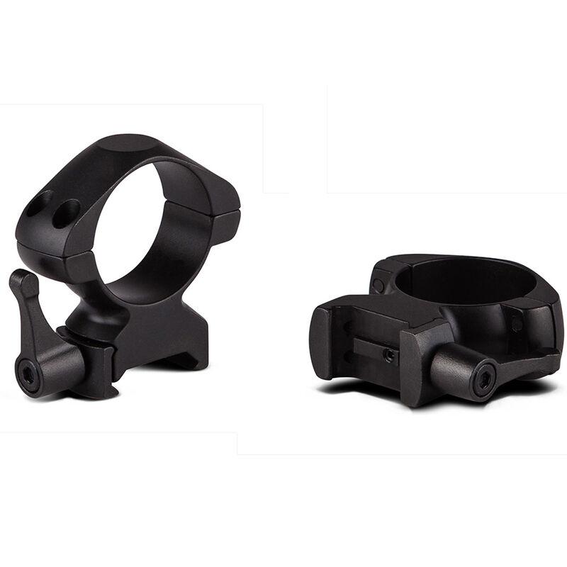 Konus 2-Piece Steel Riflescope Rings With Quick Release Lever 1″ Medium Matte Black