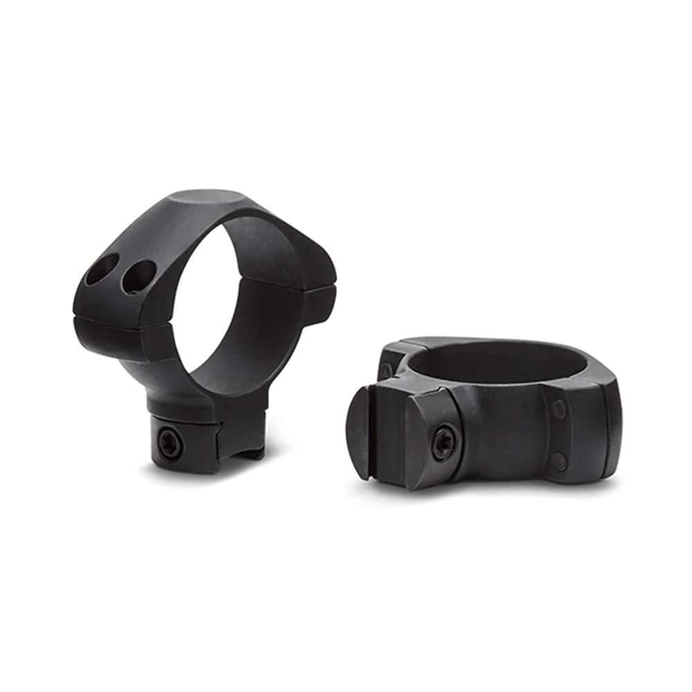 Konus 2-Piece Steel Riflescope Rings for Airguns & .22 Rails 1″ Medium Black
