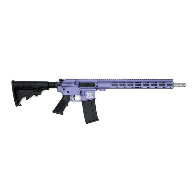 GLFA AR-15 Rifle .223 Wylde 30rd Magazine 16″ Stainless Steel Barrel Wild Orchid Frame
