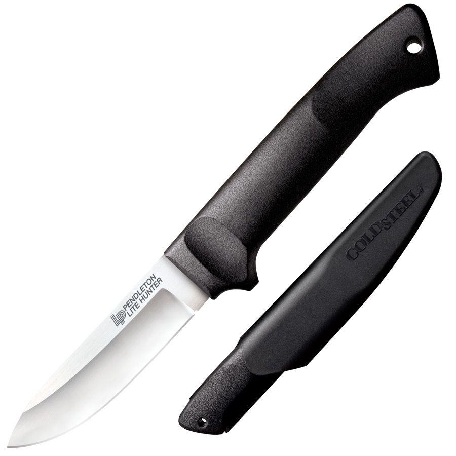 Cold Steel Pendleton Lite Hunter Fixed Blade Knife – 3.625″ Satin Blade