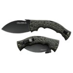 Cold Steel Colossus Folding Knife 4″ Leaf Blade Black