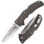 Cold Steel Code-4 Spear Point Lockback Knife Gray – 3-1/2″ Blade Satin