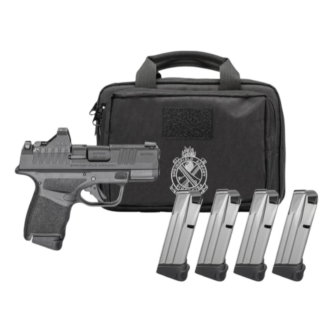 Springfield Gear Pac Hellcat Micro-Compact OSP Handgun .380 Auto 11(1)&13(3)rd Magazine 3″ Barrel Green Dot & Bag