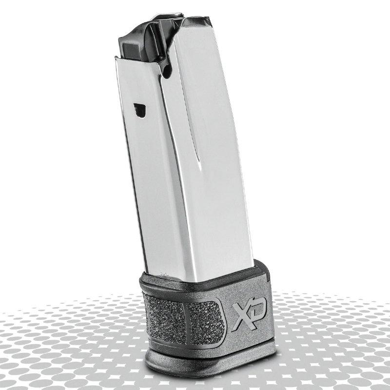 Springfield Armory XD MOD.2 High Capacity Subcompact Handgun Magazine Stainless w Black X-Tension 9mm 16/rd