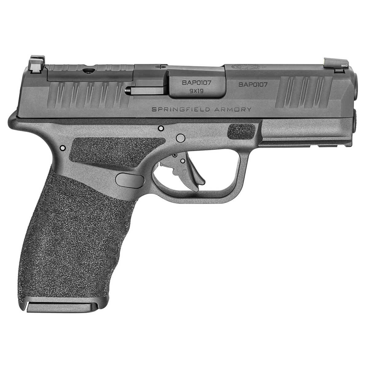 Springfield Hellcat Pro OSP Handgun 9mm Luger 15rd (1) & 17rd (1) Magazines 3.7″ Barrel Black