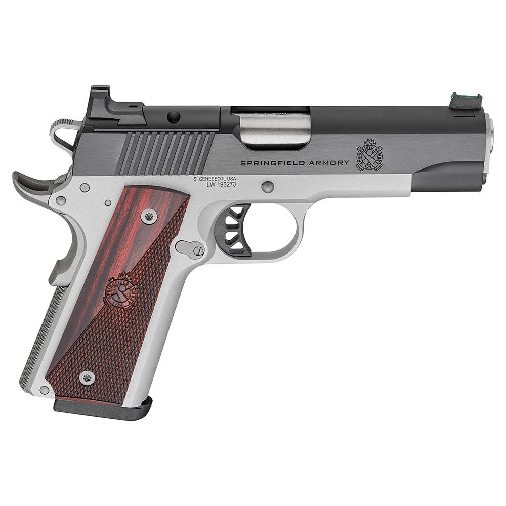 Springfield 1911 Ronin AOS Handgun 9mm Luger 9rd Magazine 4.25”  Barrel  Blued S. Aluminum Frame