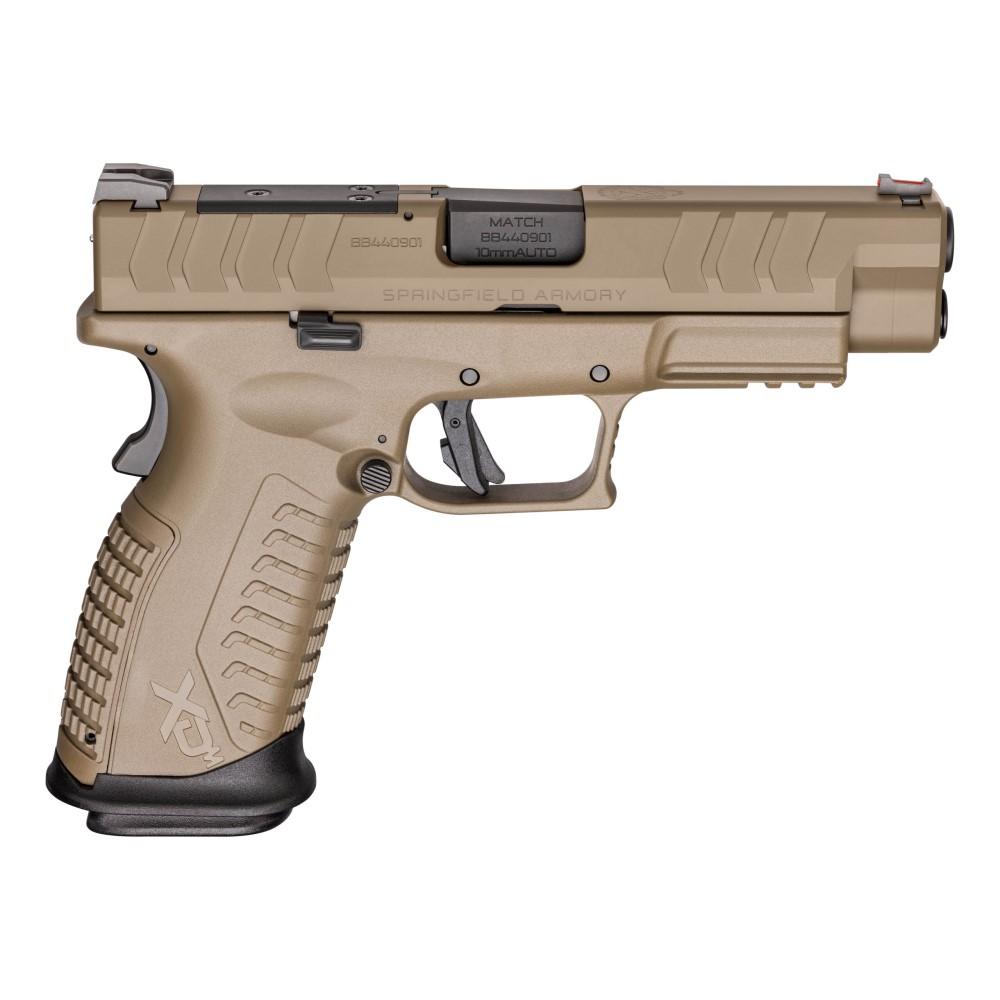 Springfield Armory XDM Elite OSP Handgun 10mm 16rd Magazines (2) 4.5″ Barrel FDE Optic Ready