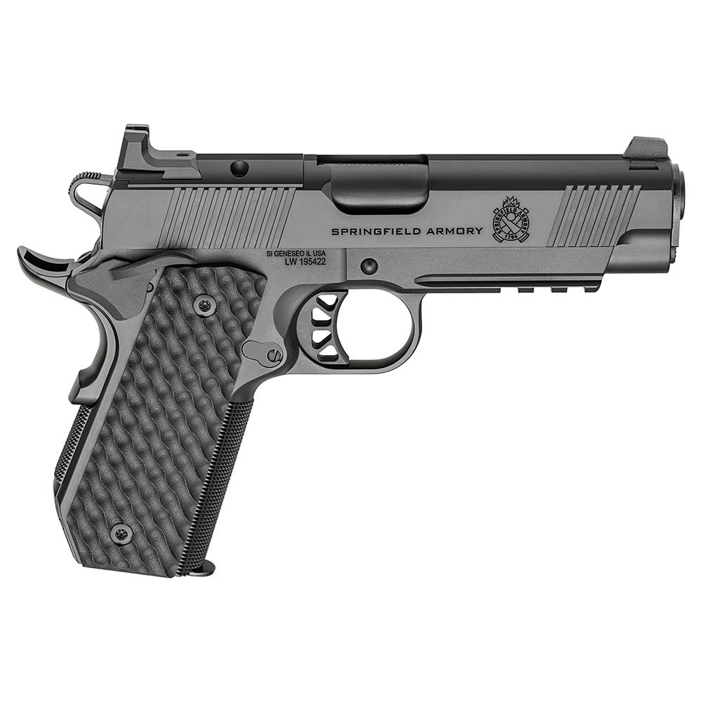 Springfield 1911 TRP AOS Black Handgun 9mm Luger 9rd Magazines(3) 4.25″ Barrel Optic Cut and Light Rail