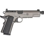Springfield Armory 1911 Operator AOS Handgun .45 Auto 8rd Magazine 5.75″ Threaded Barrel Grey Cerakote